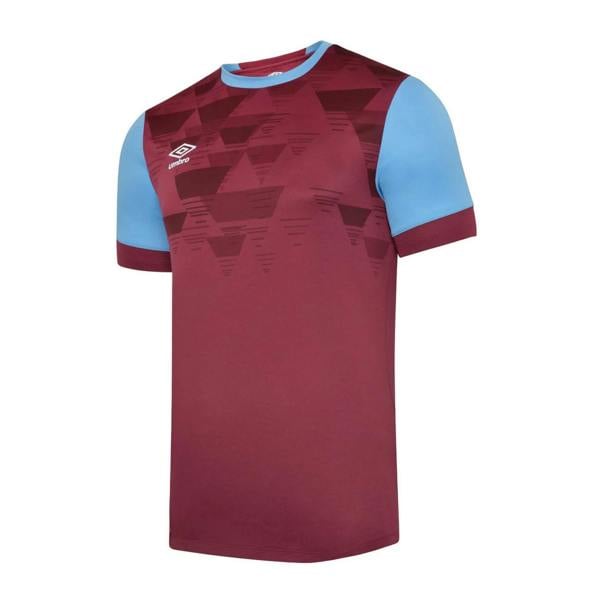 Umbro Unisex Adult Vier Jersey - New Claret/Sky Blue