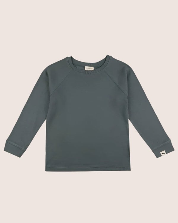 organic cotton Bottle Green Rib Top - image 1