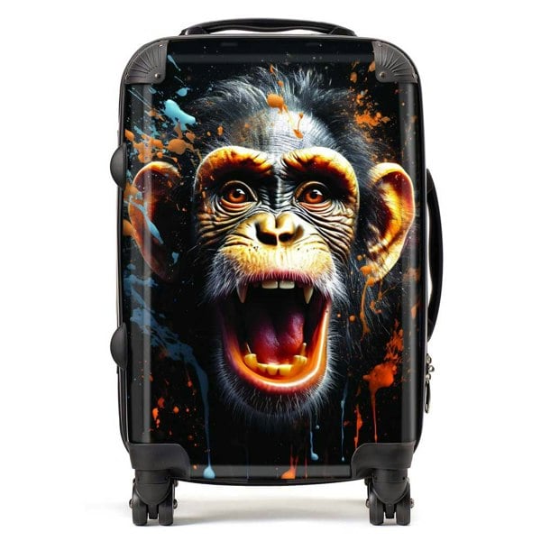 Warren Reed Monkey Face Splashart Suitcase