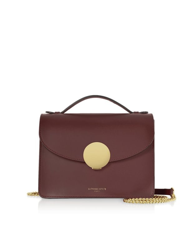 Le Parmentier New Ondina Top Handle Shoulder Bag - Dark Cherry