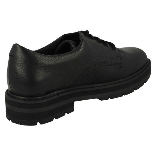 Clarks Girls Clarks Chunky Lace Up School Shoes Prague Lace