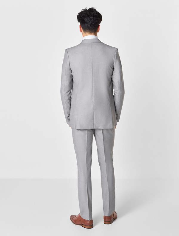 Slate grey prom suit