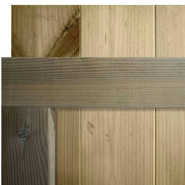 [rackhams variation] gate tongue & groove fully framed flat top [h.1800 x w.options] 7
