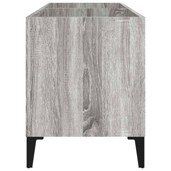 Berkfield Record Cabinet Grey Sonoma 74.5x38x48 cm Engineered Wood