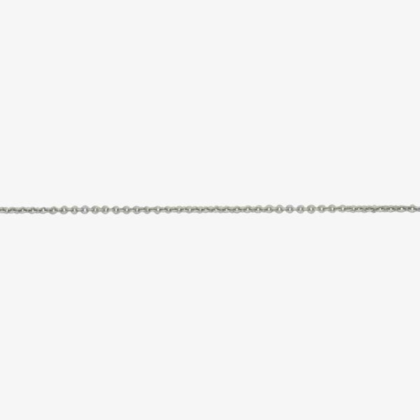 T. H. Baker 9ct White Gold 16inch Trace Chain W12T16