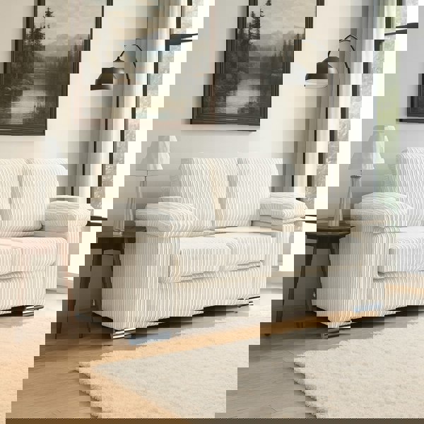 Furnishings For Less Delta Full Jumbo Cord 2 Seater Sofa