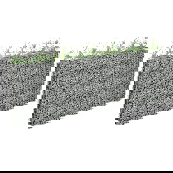 Berkfield Gabion Raised Bed Galvanised Steel 270x30x90 cm