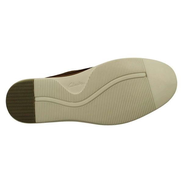 Clarks Mens Clarks Relaxed Style Lace Up Deck Shoes Bratton Boat