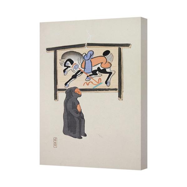 Benjamin Tate Design Abstract Figure And Horse Art On Canvas 7021 Wall Decor