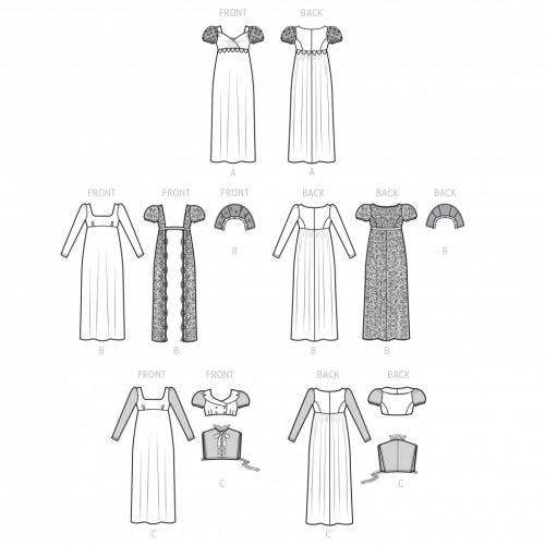 Simplicity Sewing Pattern 9502, Costumes for Women, AA (10-12-14-16-18) - Intermediate