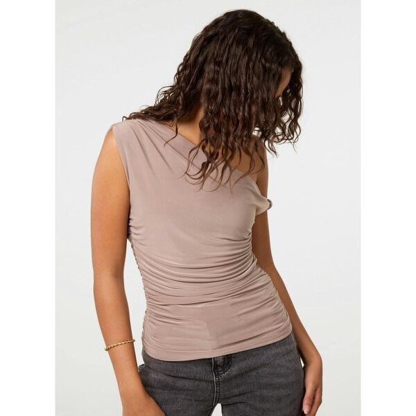 Pink Vanilla Twist Shoulder Top