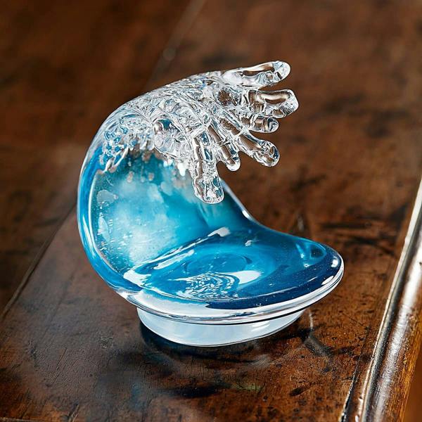 Museum Selection Glass Wave Ornament