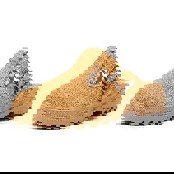 Palladium Dunelite Pyla Suede Dear Brown Mules