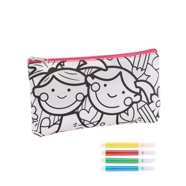 MidOcean Kiddo Pencil Case Set - Baby Pink - 