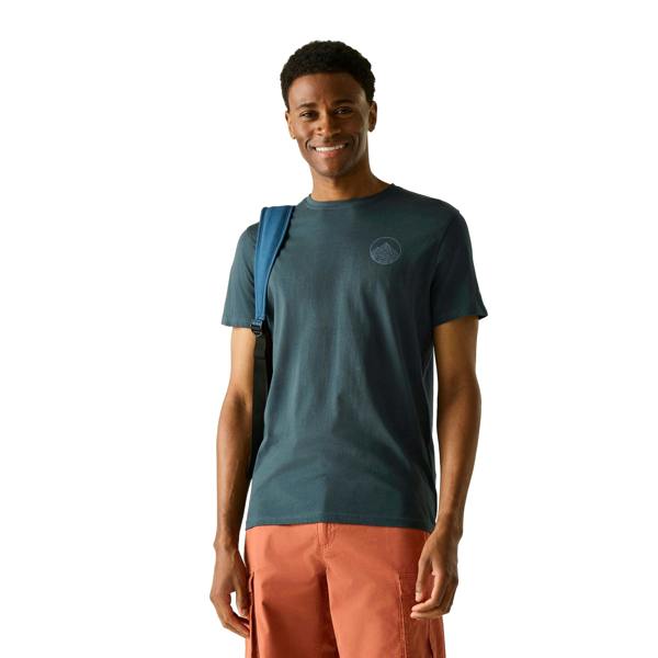 Regatta Mens Breezed Line Art T-Shirt - Night Sky - 