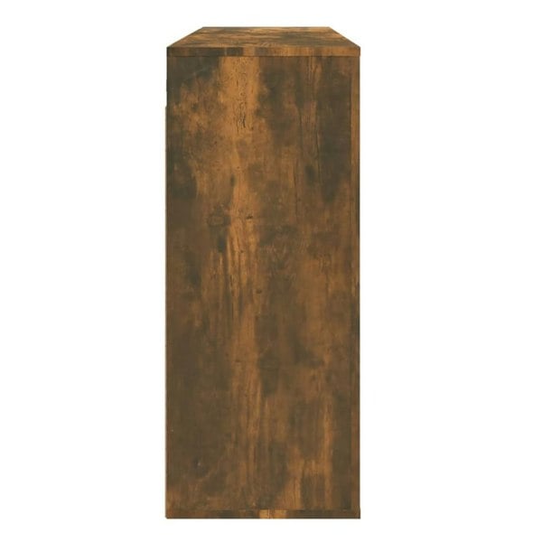 Berkfield Wall Cabinet Smoked Oak 80x33x80 cm Engineered Wood