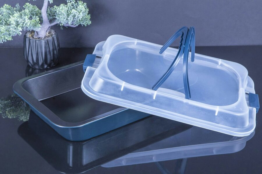 Berlinger Haus Oblong Roaster with Lid Berlinger Haus BH-7838 Aquamarine