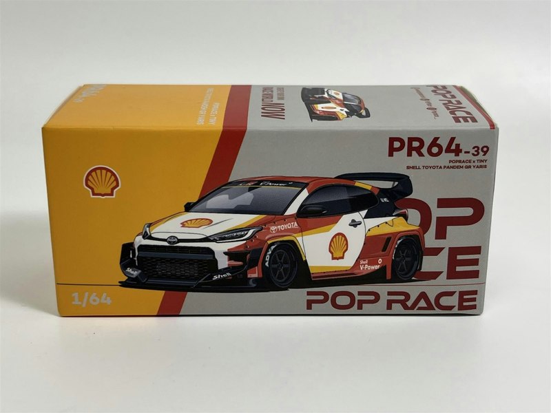 Pop Race Toyota Pandem GR Yaris Shell 1:64 Scale PR640039