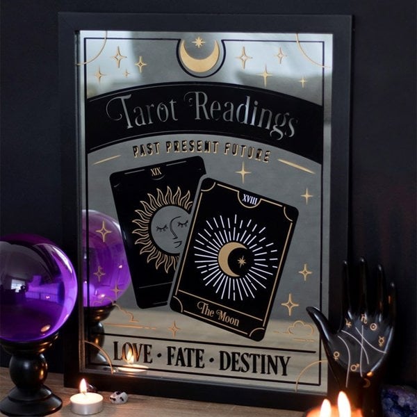 Serano Tarot Readings Mirrored Wall Hanging