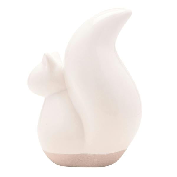 Country Living White Ceramic Squirrel