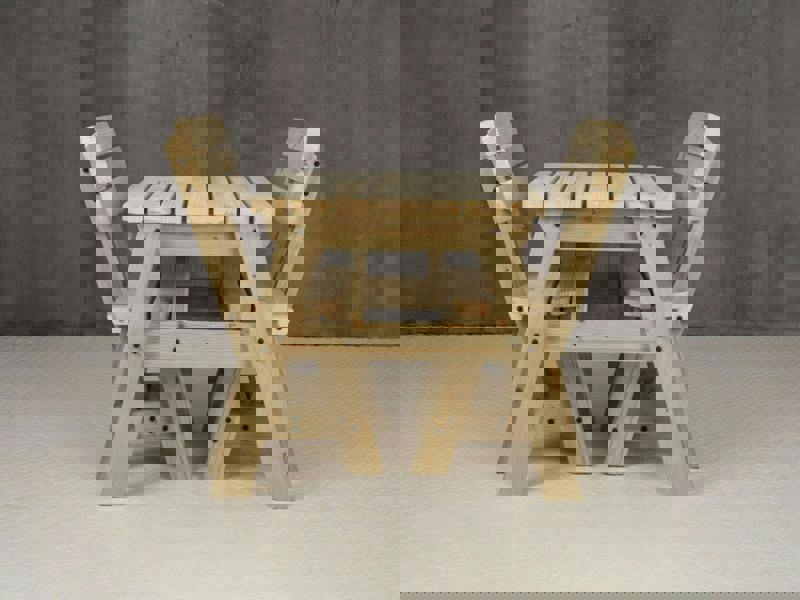 Victoria Space-Saving Rounded Picnic Table and Benches Set with Backrest – Wooden Outdoor Dining Set for Gardens and Patios