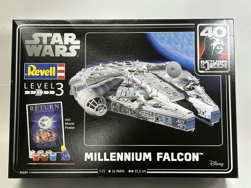 Revell Star Wars Millennium Falcon 40th Anniversary Return Of The Jedi Model Kit Revell 05659