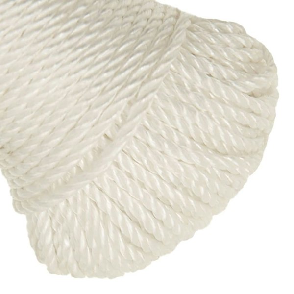 Berkfield Work Rope White 8 mm 50 m Polypropylene