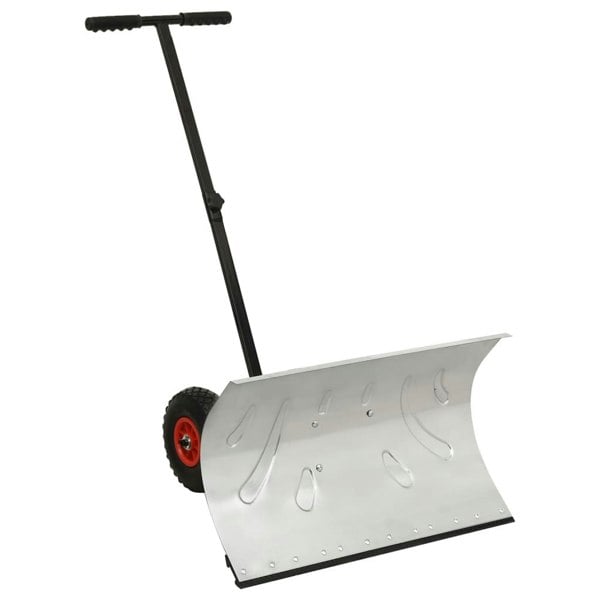 Berkfield Manual Snow Shovel with Wheels