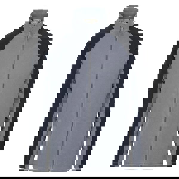 Mountain Warehouse Mens Ashbourne Full Zip Fleece Jacket - Dark Grey