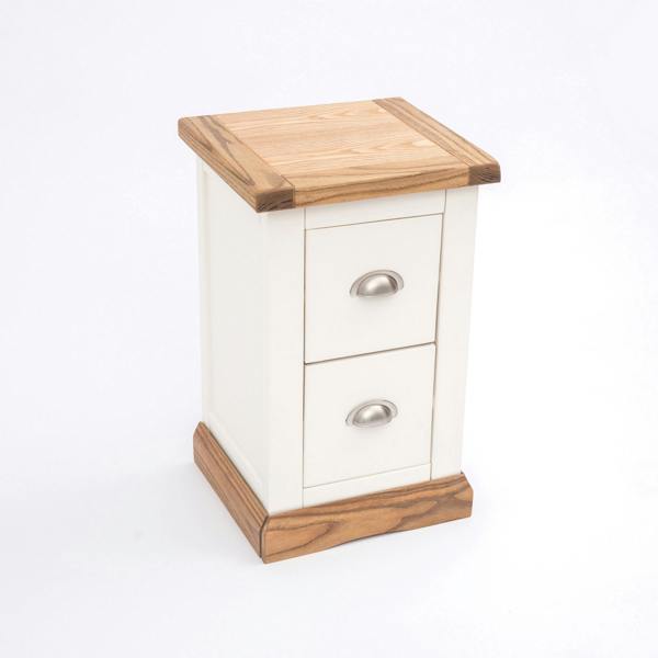 Cabinet Bits Tropea 2 Drawer Petite Bedside Table
