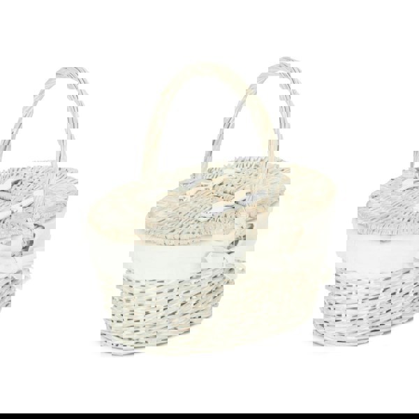 Wicker Picnic Baket with Lining