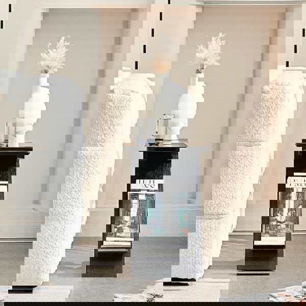 Adrian Side Table With Magazine Rack, Solid Wood-Weilai Concept-Weilai Concept