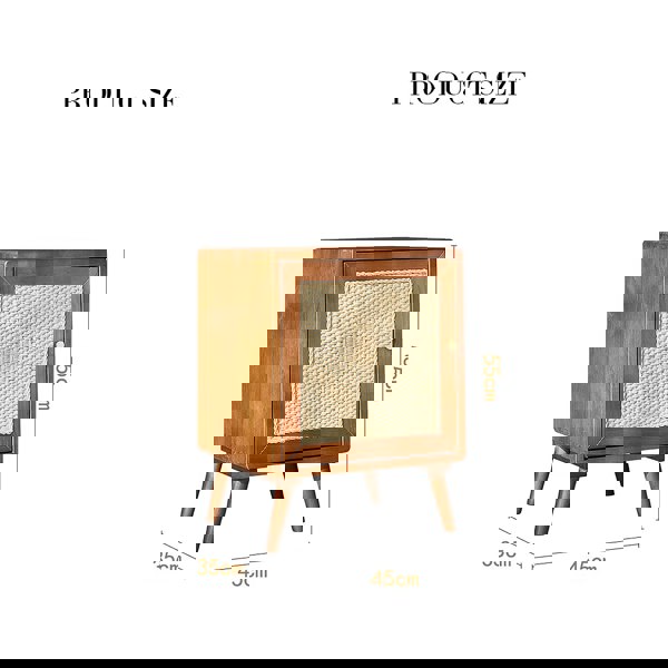 Himba Rattan Bedside Table, Solid Wood-Weilai Concept-Weilai Concept