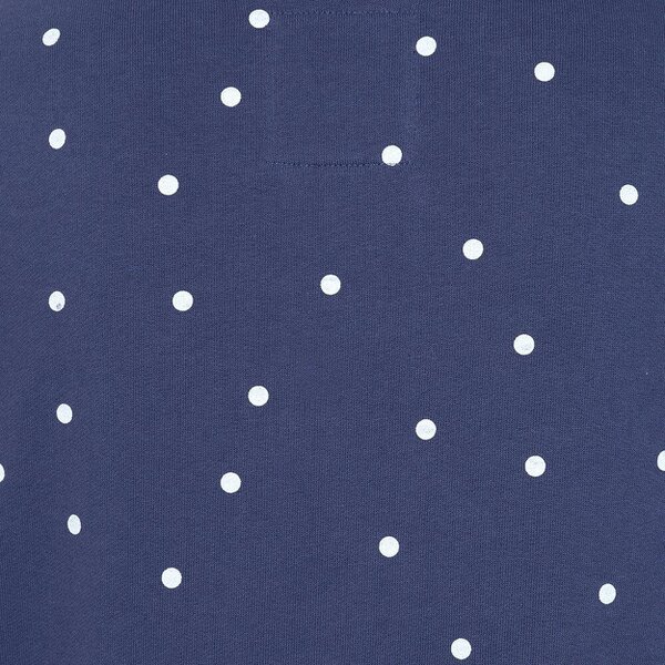 Lazy Jacks LJ20 - Roll Neck Sweatshirt - Polka Dot Twilight