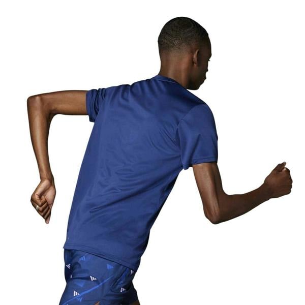 Adidas Mens Run It T-Shirt - Dark Blue - 