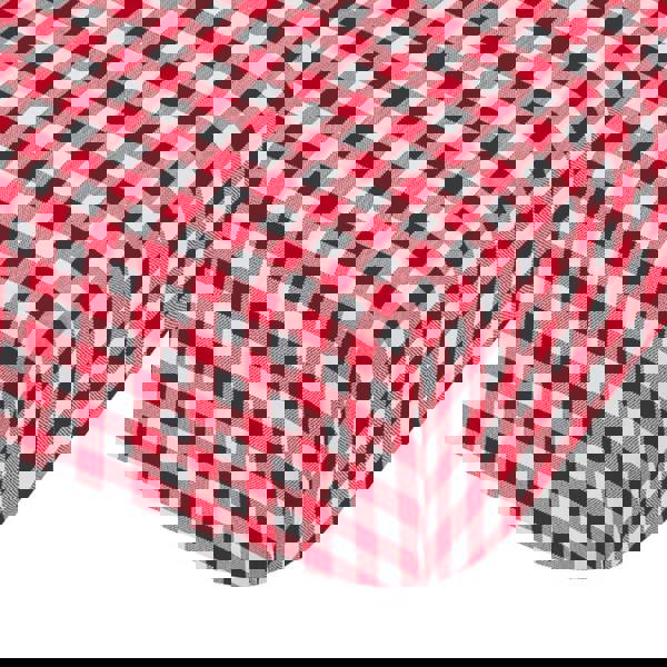 Catherine Lansfield Bamford Gingham Check Fitted Sheet Red