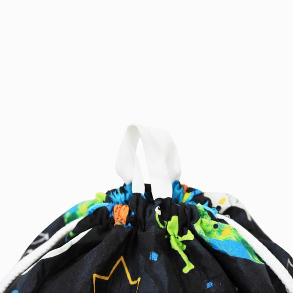 Alien Adventure Toy Storage Bag - Happy Linen Company