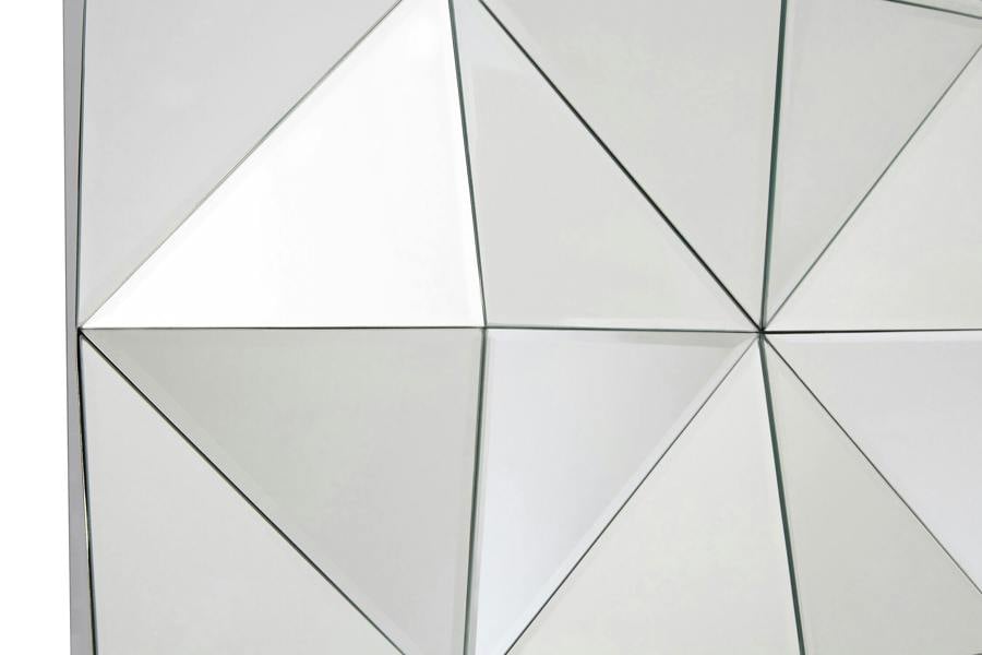Interiors by Premier Lidia Geometric Square Shaped Wall Mirror