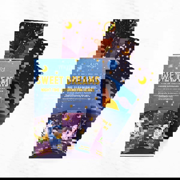 Myga Night Time Affirmation Cards - 50 Beautifully Illustrated Cards