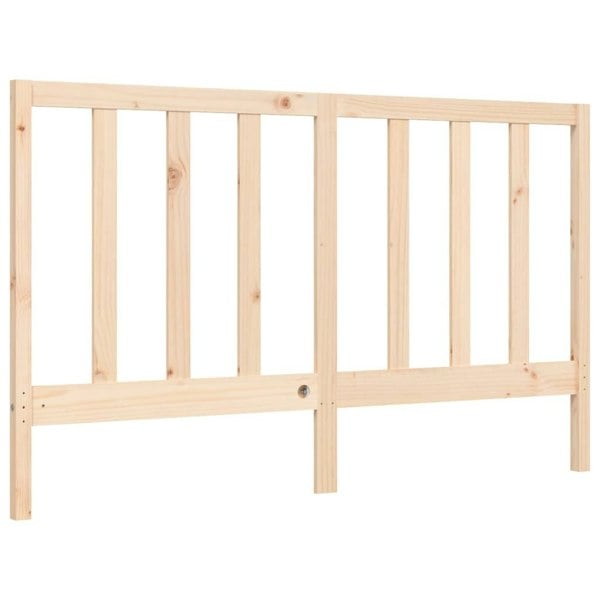 Berkfield Bed Frame with Headboard 160x200 cm Solid Wood