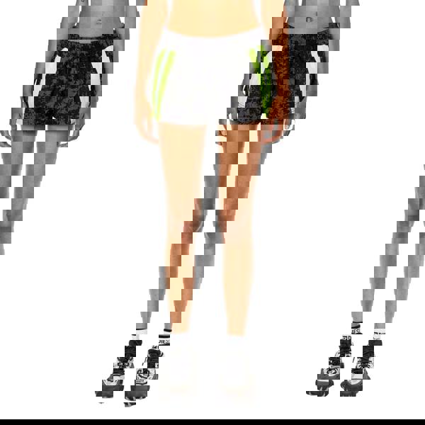 Diesel Womens/Ladies AWWB Lillian Mini Shorts - Grey/Black - 