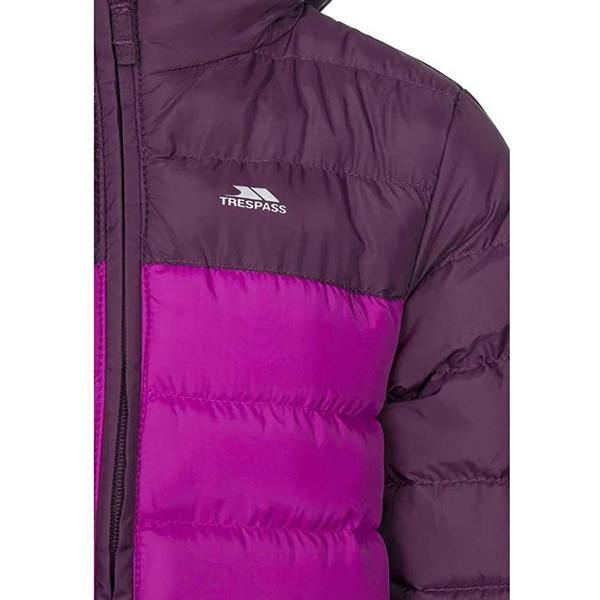 Trespass Childrens/Kids Oskar Padded Jacket - Purple Orchid - 