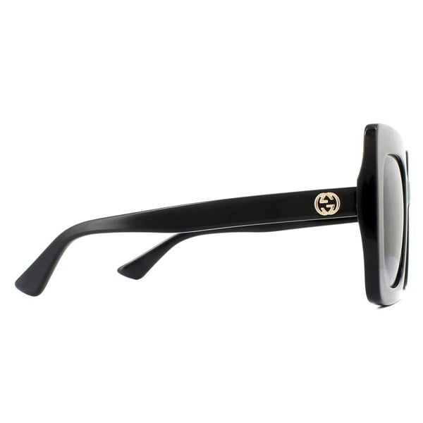 Gucci Sunglasses GG0328S 001 Black Grey Gradient