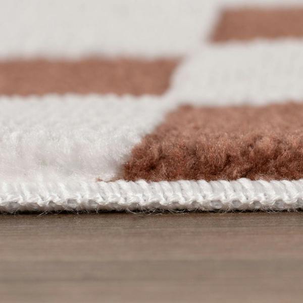 Loft Checkerboard Terra Rug, Easy to clean, Ideal for every place.