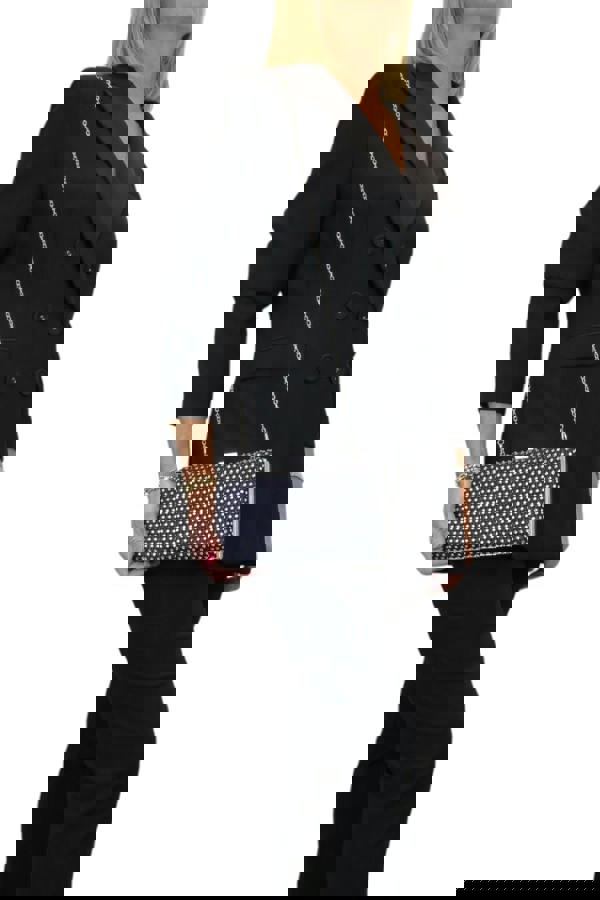 Paulo Due Diamante Lattice Clutch Bag