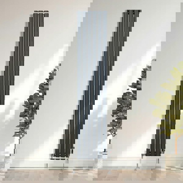 Monstershop Oval Column Radiator – 1800mm x 360mm – Anthracite Grey