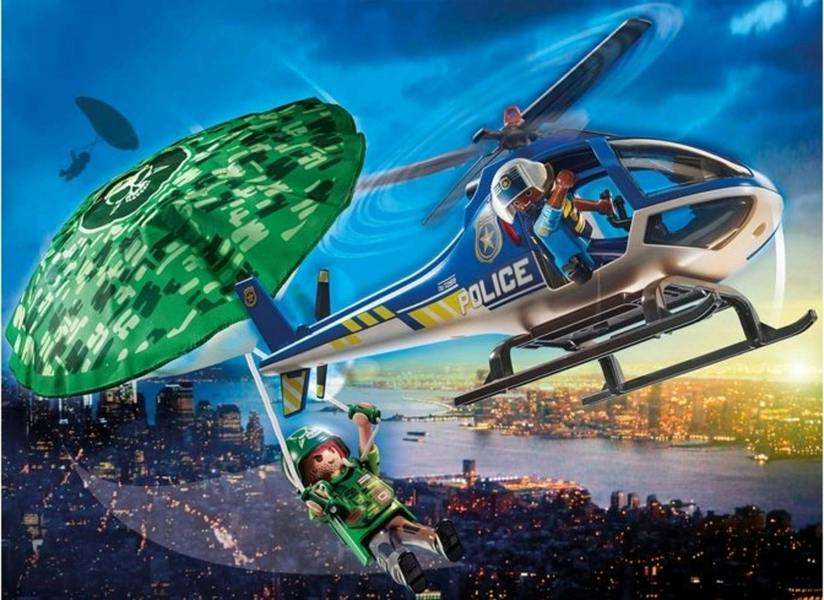 Playmobil Police Parachute Search - 70569 Playset