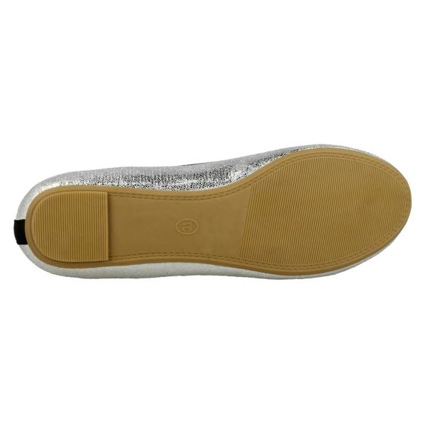 Spot On Ladies Spot On Tie Up Leg Ballerina Shoes