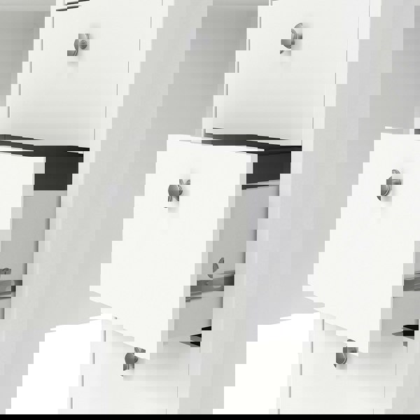 Furniture To Go Madrid Desk 3 drawers White