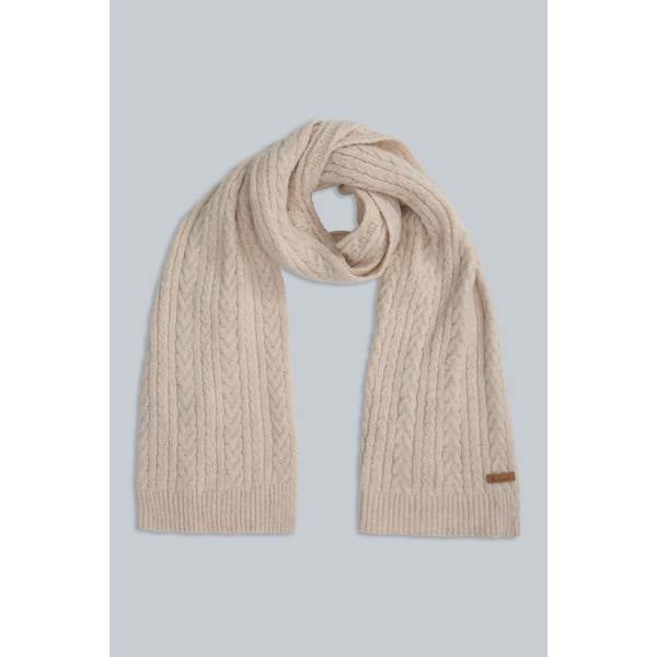 Animal Womens/Ladies Becky Knitted Scarf - Light Beige - 